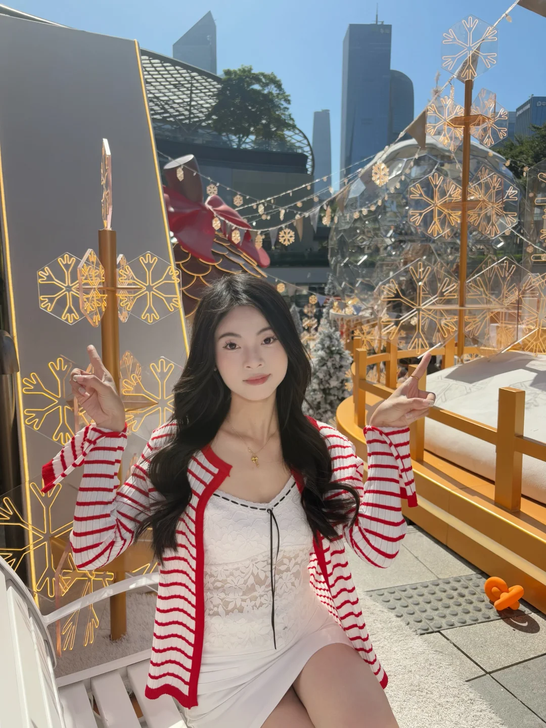 广州天环圣诞水晶球7️⃣个人少📷机位！