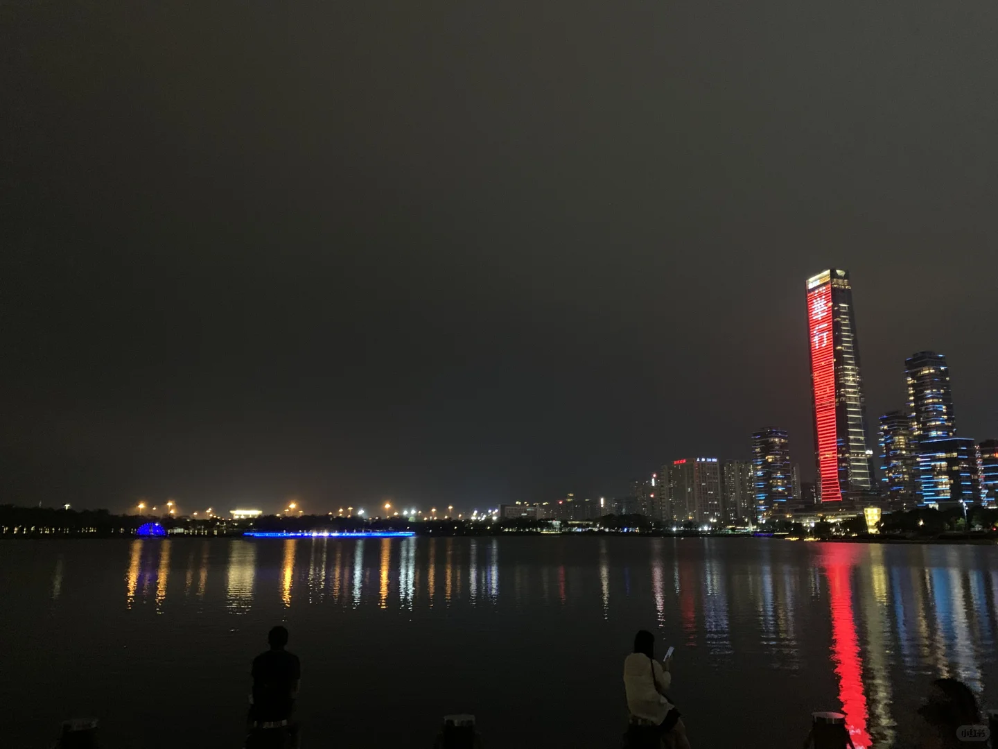 深圳人才公园夜景！美！