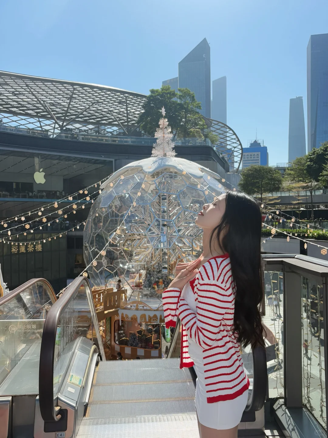 广州天环圣诞水晶球7️⃣个人少📷机位！