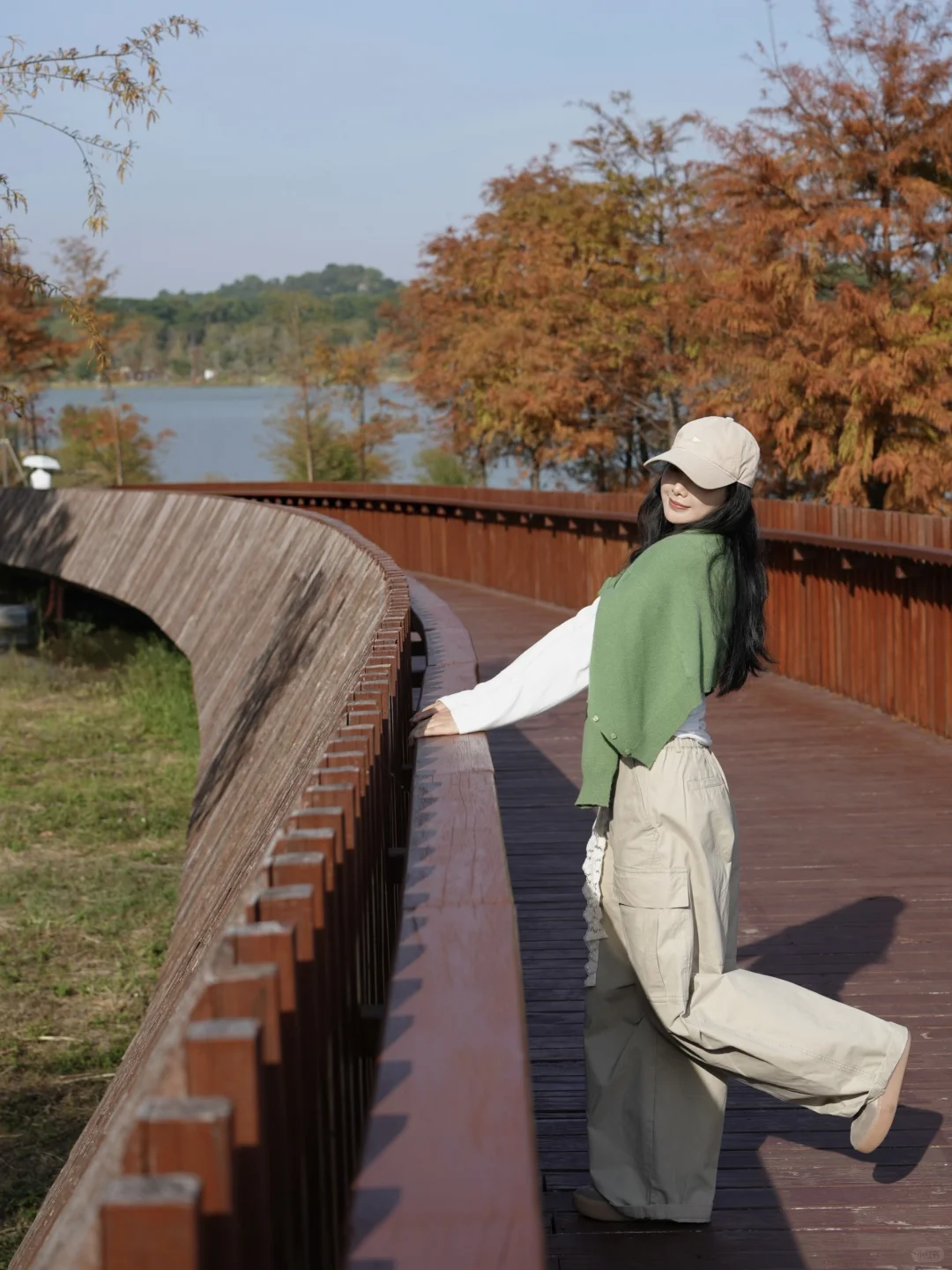 深圳实况｜新的湿地公园落羽杉已红🍁附机位