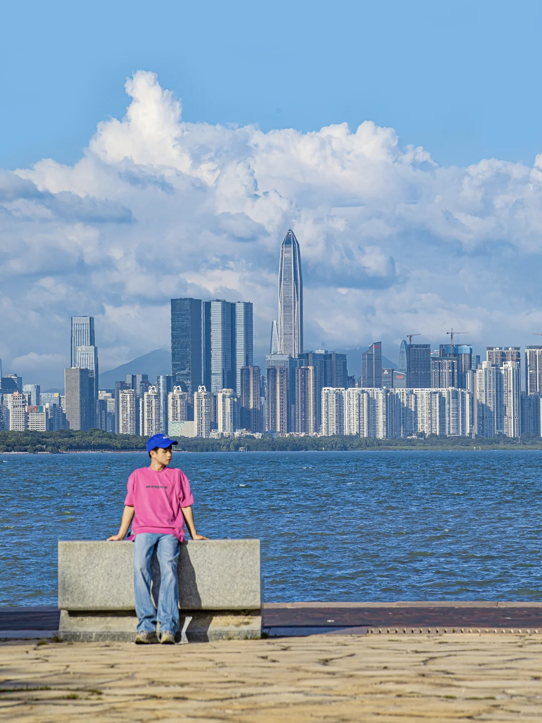 在深圳📍一定要留一个傍晚给深圳湾啊～