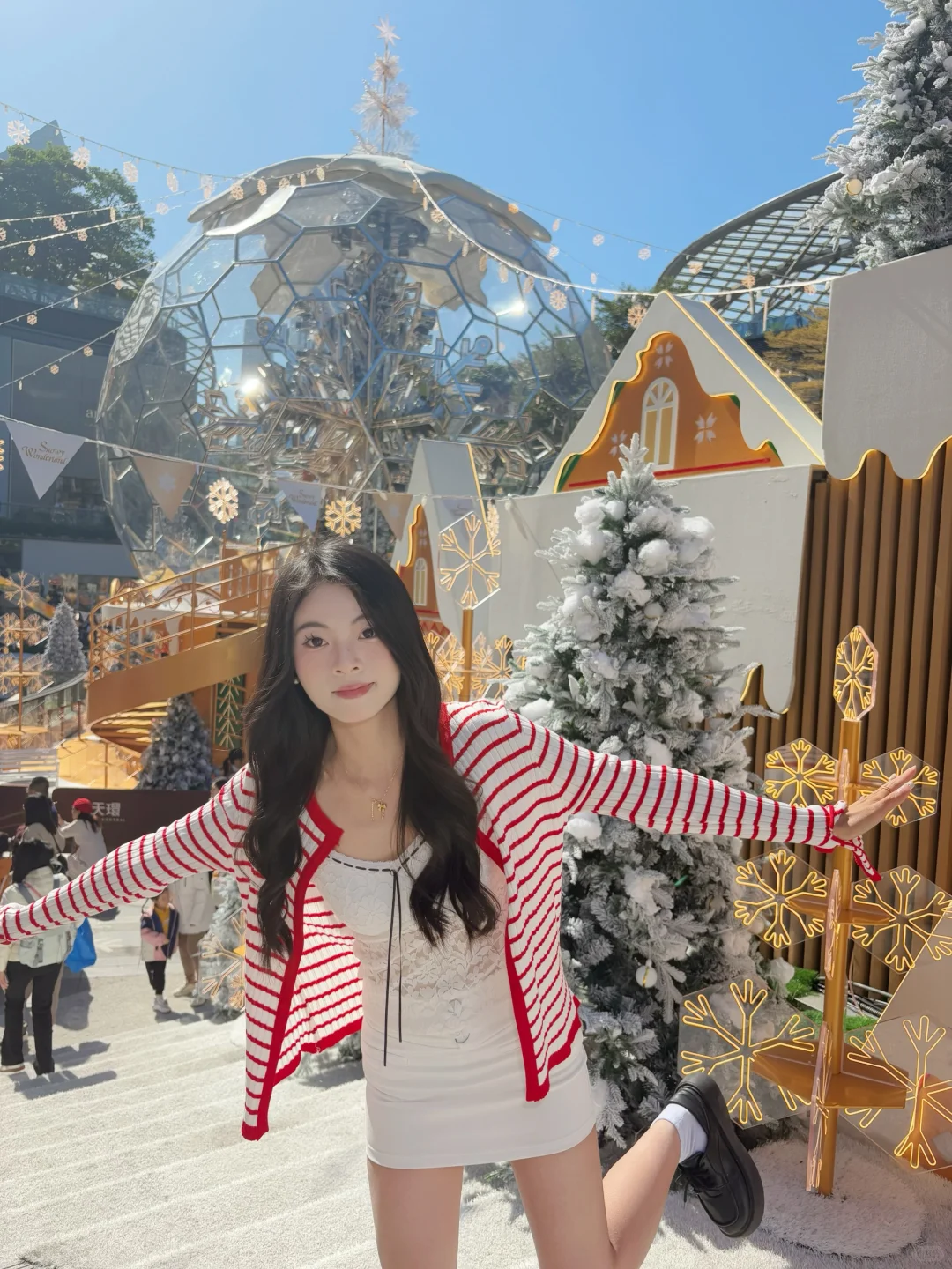 广州天环圣诞水晶球7️⃣个人少📷机位！