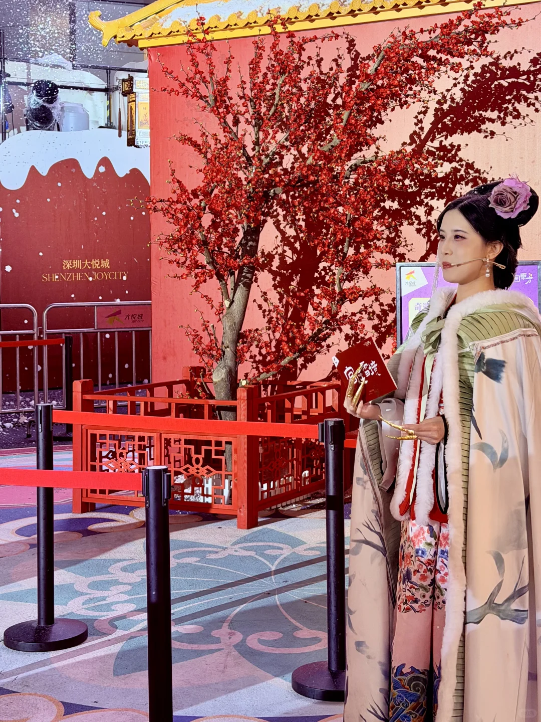 深圳大悦城太会了！宫廷雪境好出片❄️