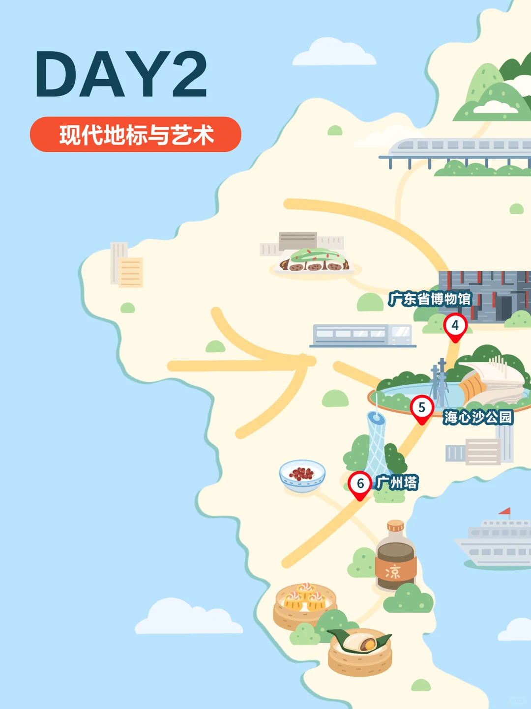 拒绝迷路！🐾广州3天2晚精华路线大公开！