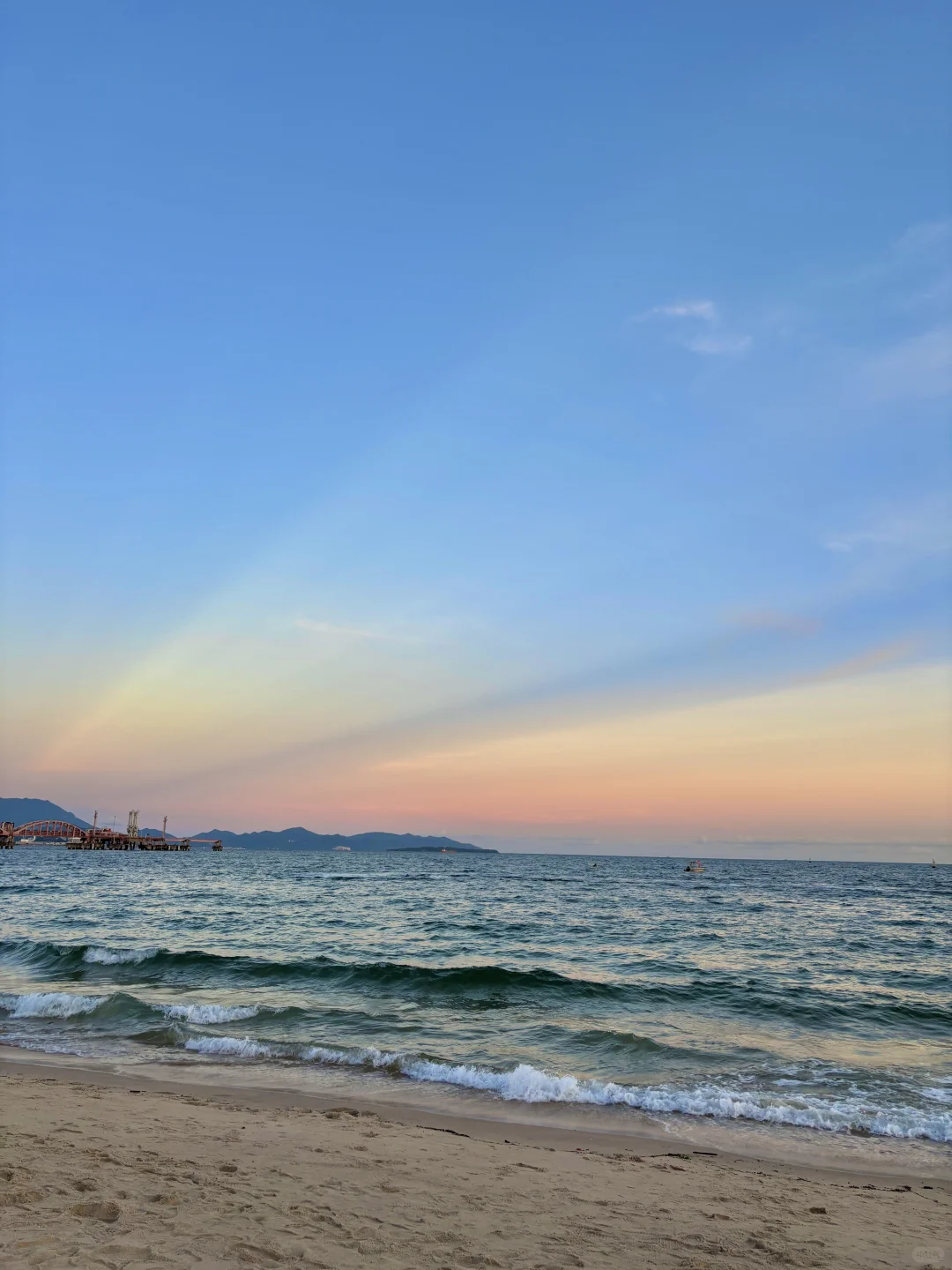 深圳沙滩玫瑰海岸美的仿佛在巴厘岛