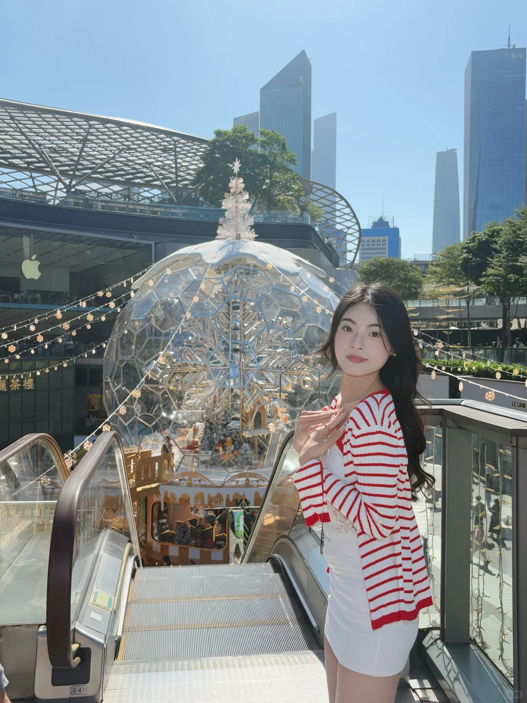 广州天环圣诞水晶球7️⃣个人少📷机位！