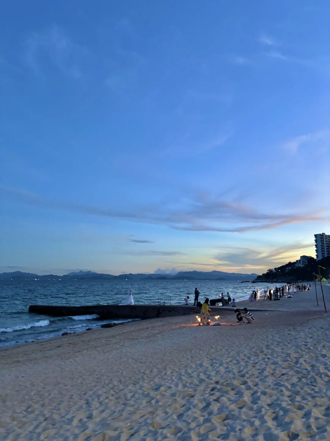 深圳沙滩玫瑰海岸美的仿佛在巴厘岛