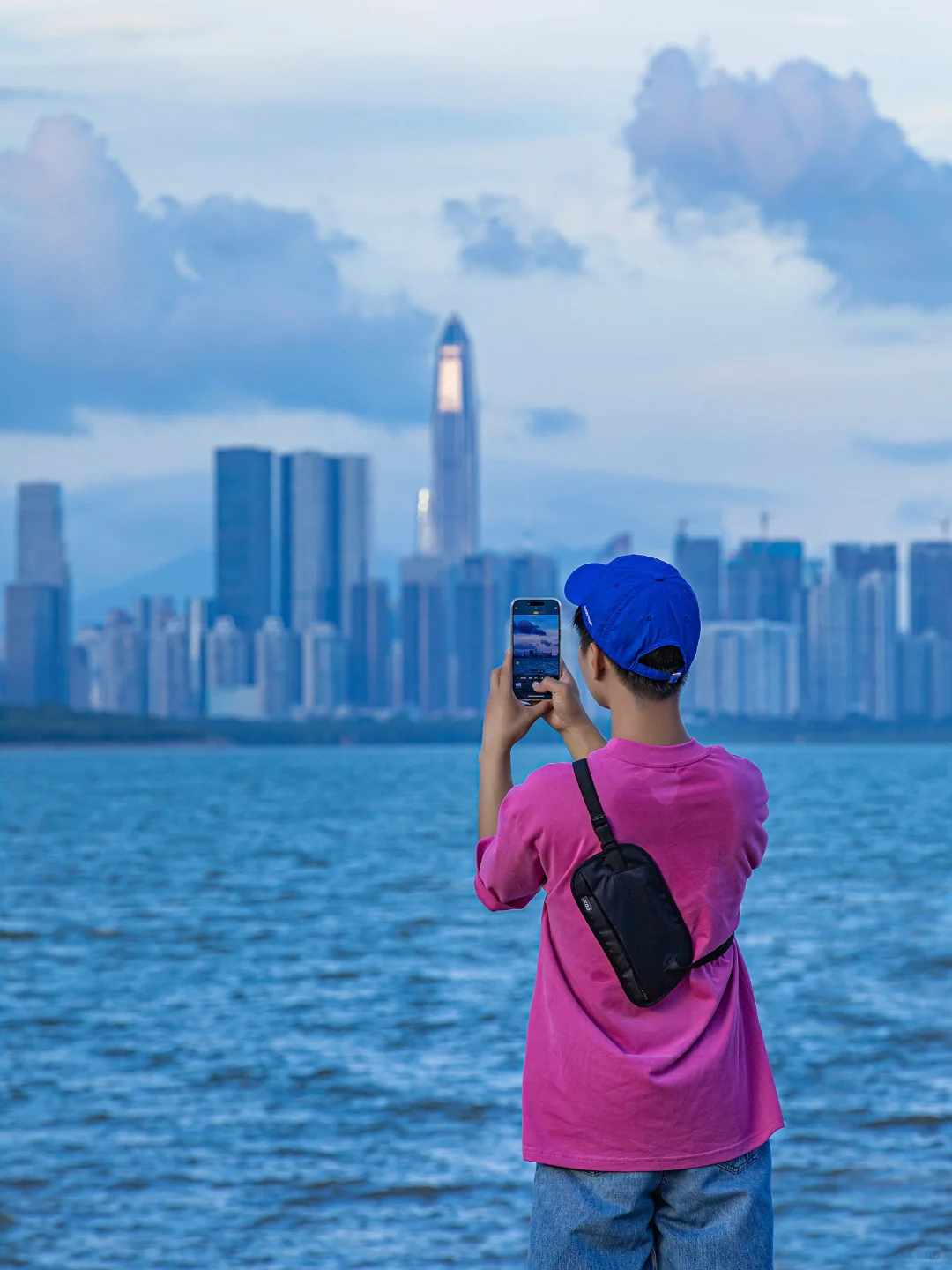 在深圳📍一定要留一个傍晚给深圳湾啊～