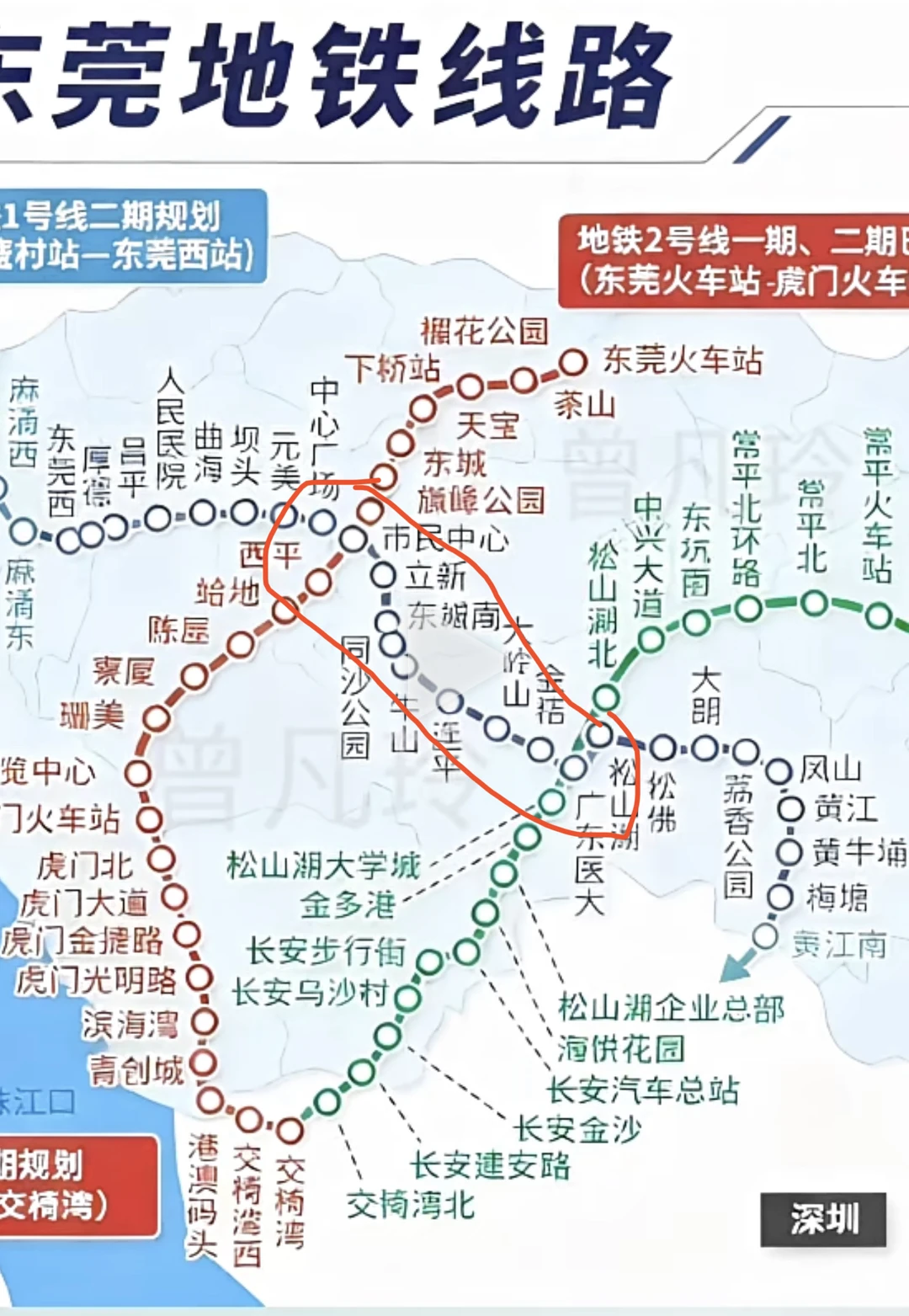 我认为这是东莞未来的黄金中轴线