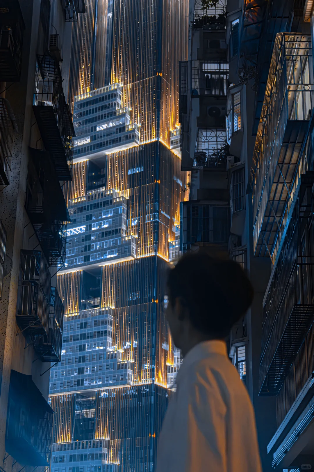 在深圳南山绝美的夜景机位