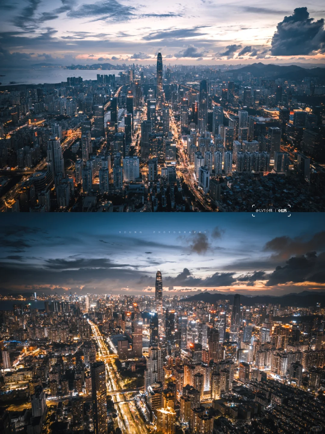 华灯初上的深圳“曼哈顿”