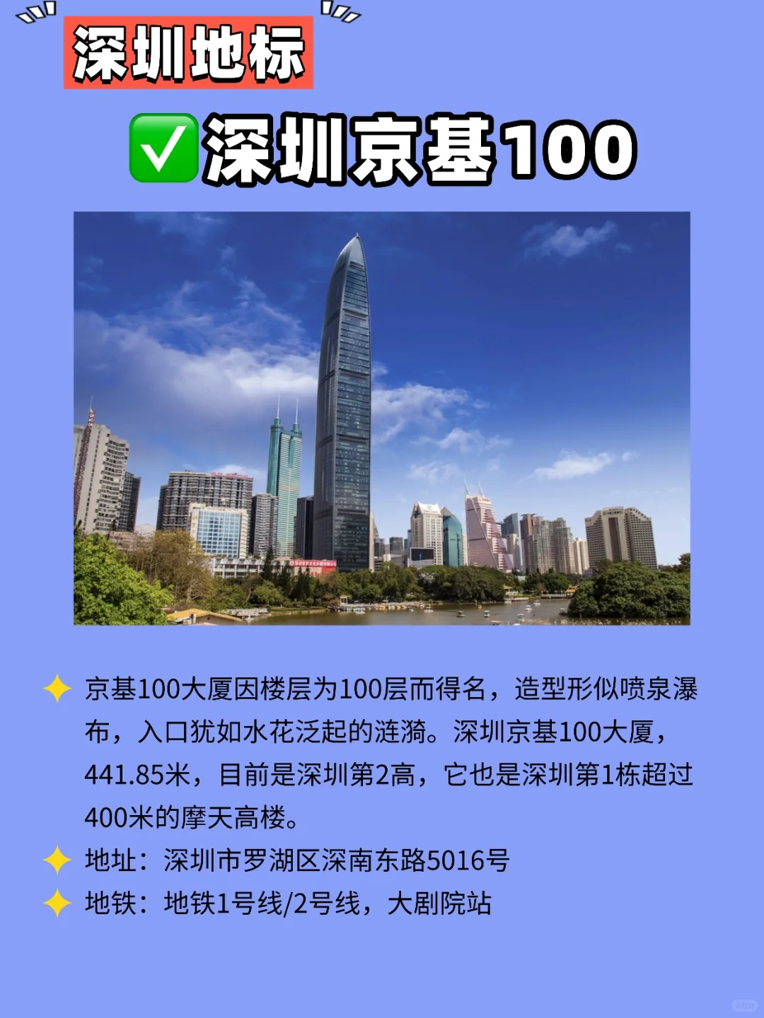 深圳必打卡的12个地标‼️ 一看就知是深圳📍