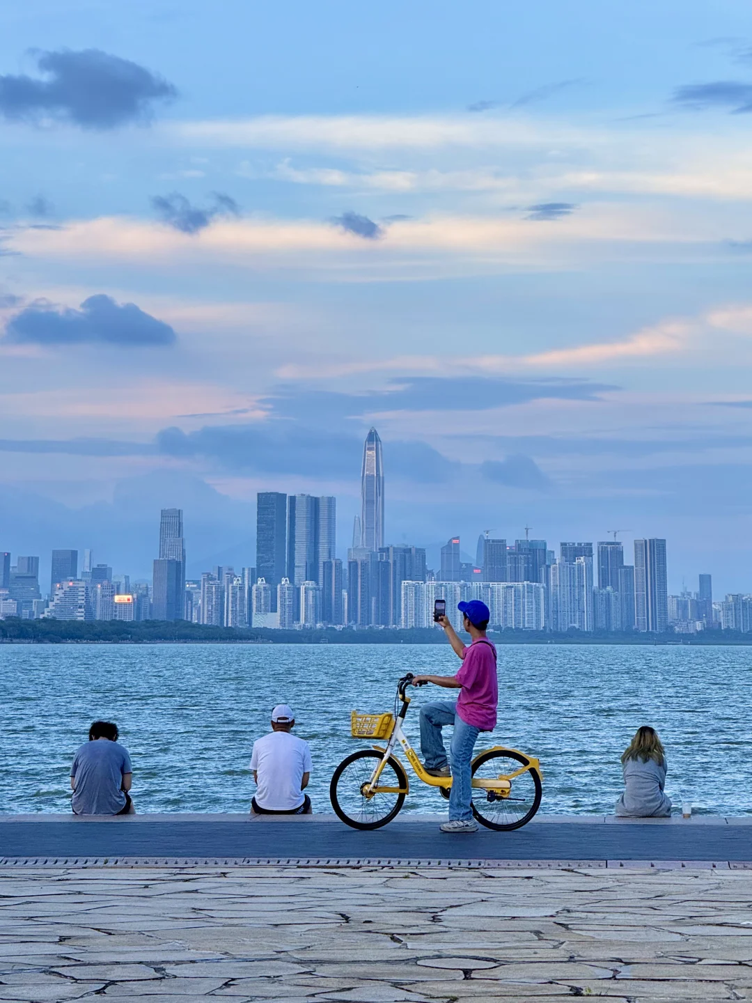 在深圳📍一定要留一个傍晚给深圳湾啊～