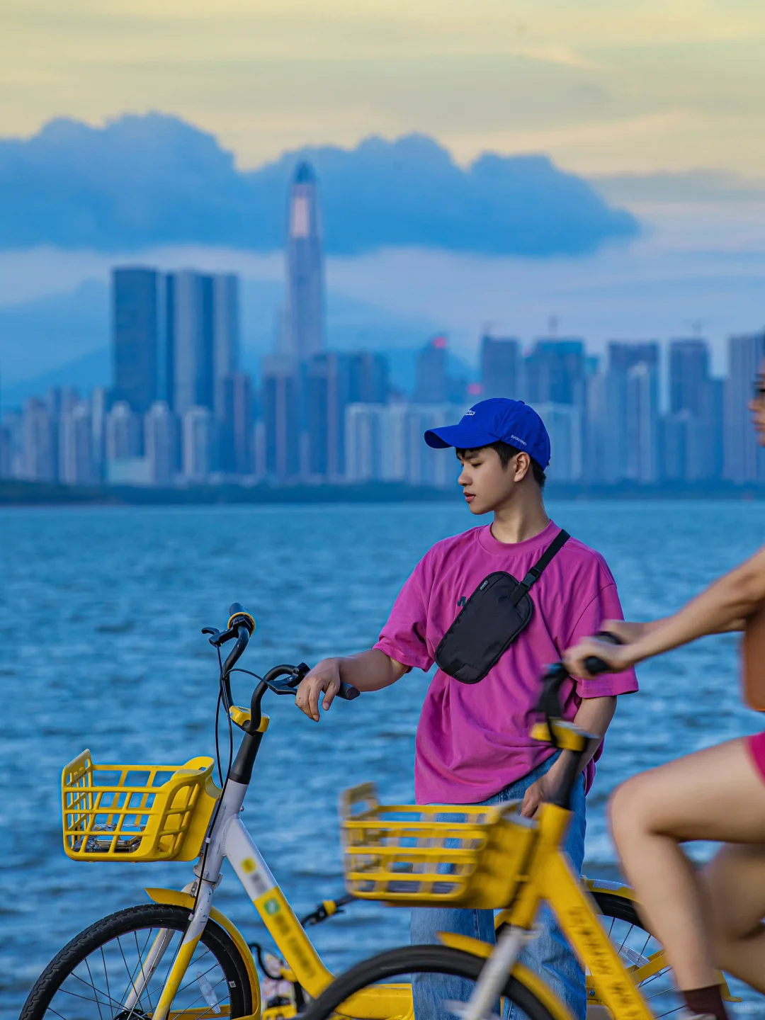 在深圳📍一定要留一个傍晚给深圳湾啊～