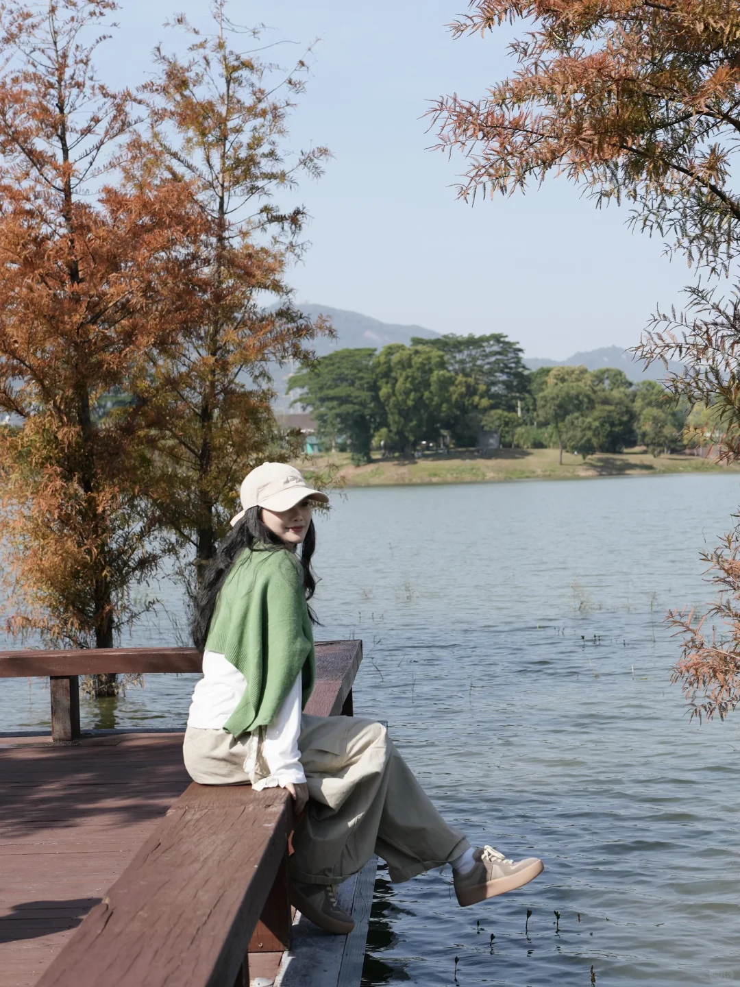 深圳实况｜新的湿地公园落羽杉已红🍁附机位