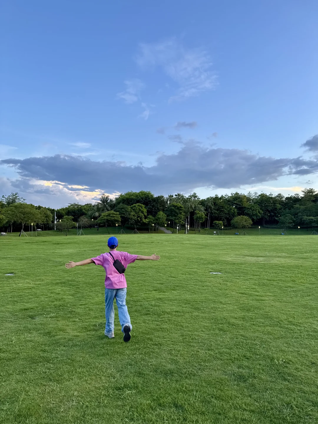 在深圳📍一定要留一个傍晚给深圳湾啊～