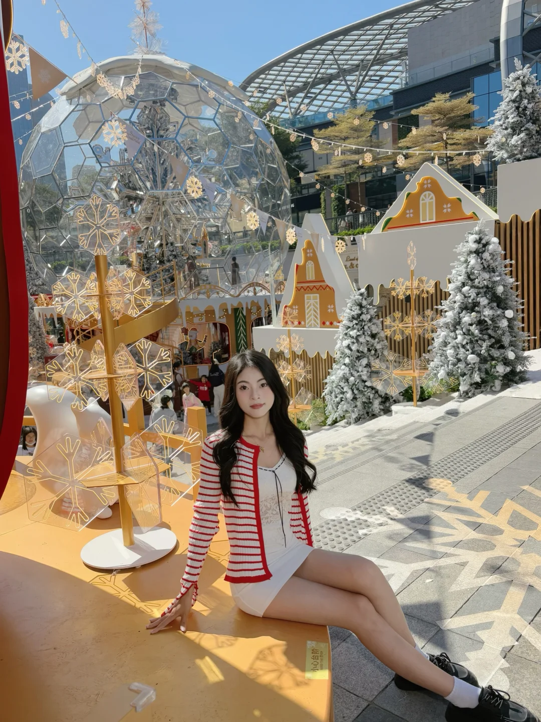 广州天环圣诞水晶球7️⃣个人少📷机位！