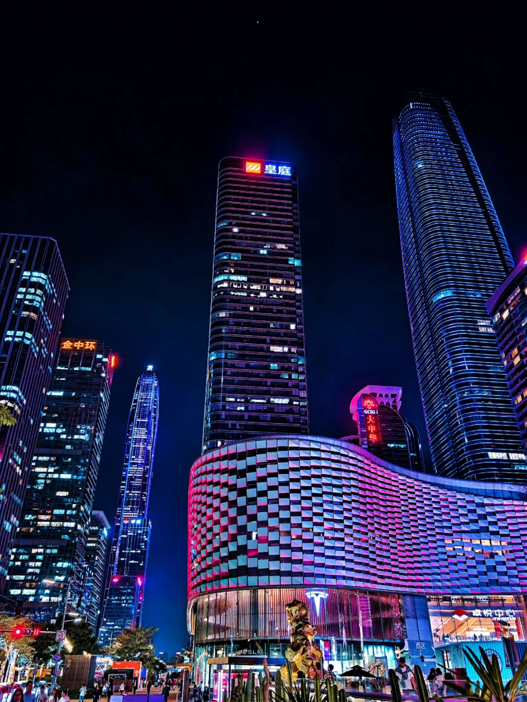 🌃✨深圳CBD夜游天花板！福田卓悦中心夜