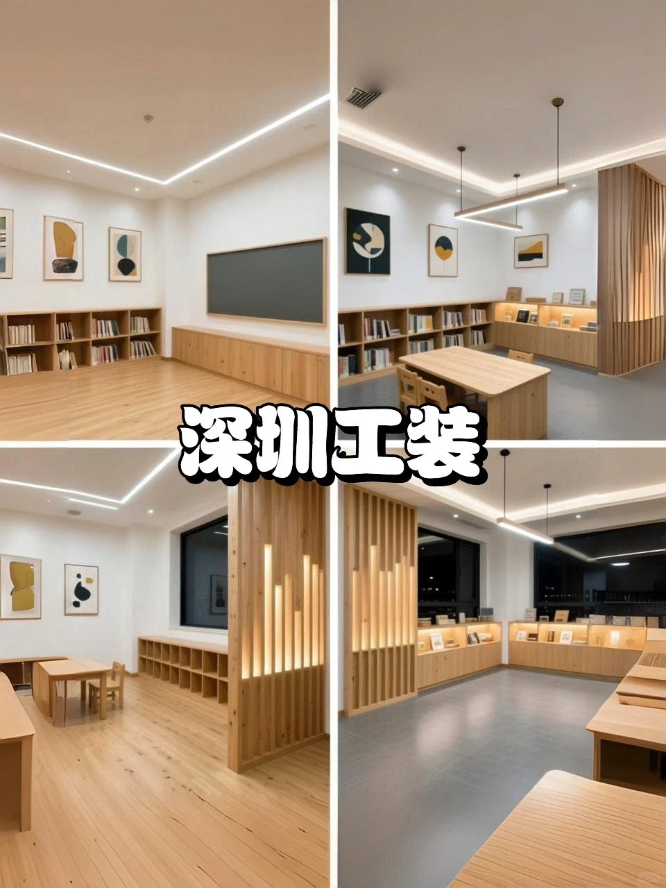 深圳工装｜这个教培空间完工效果，谁看不动心