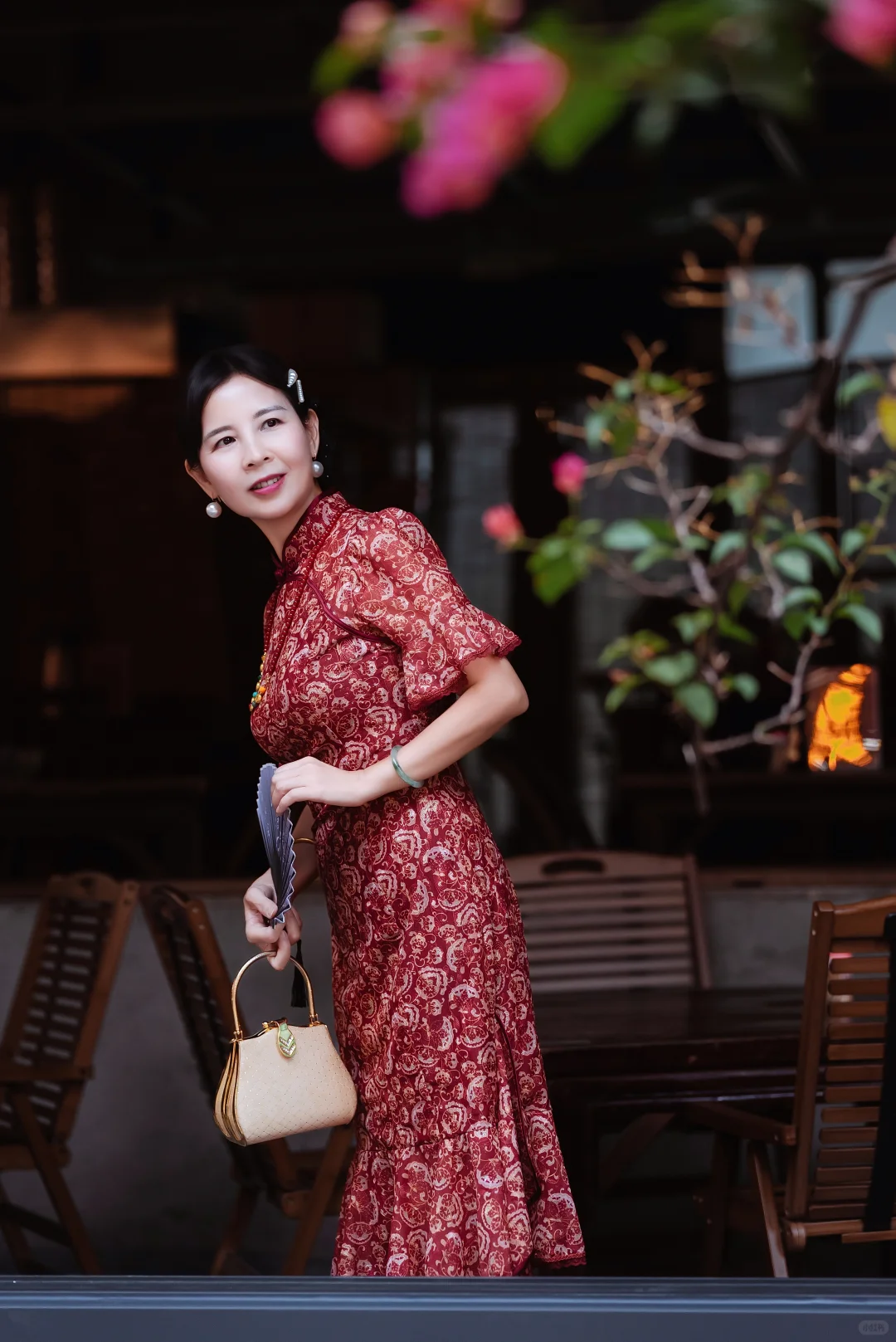 在东莞CBD挖到的老茶馆！穿旗袍适配度100%