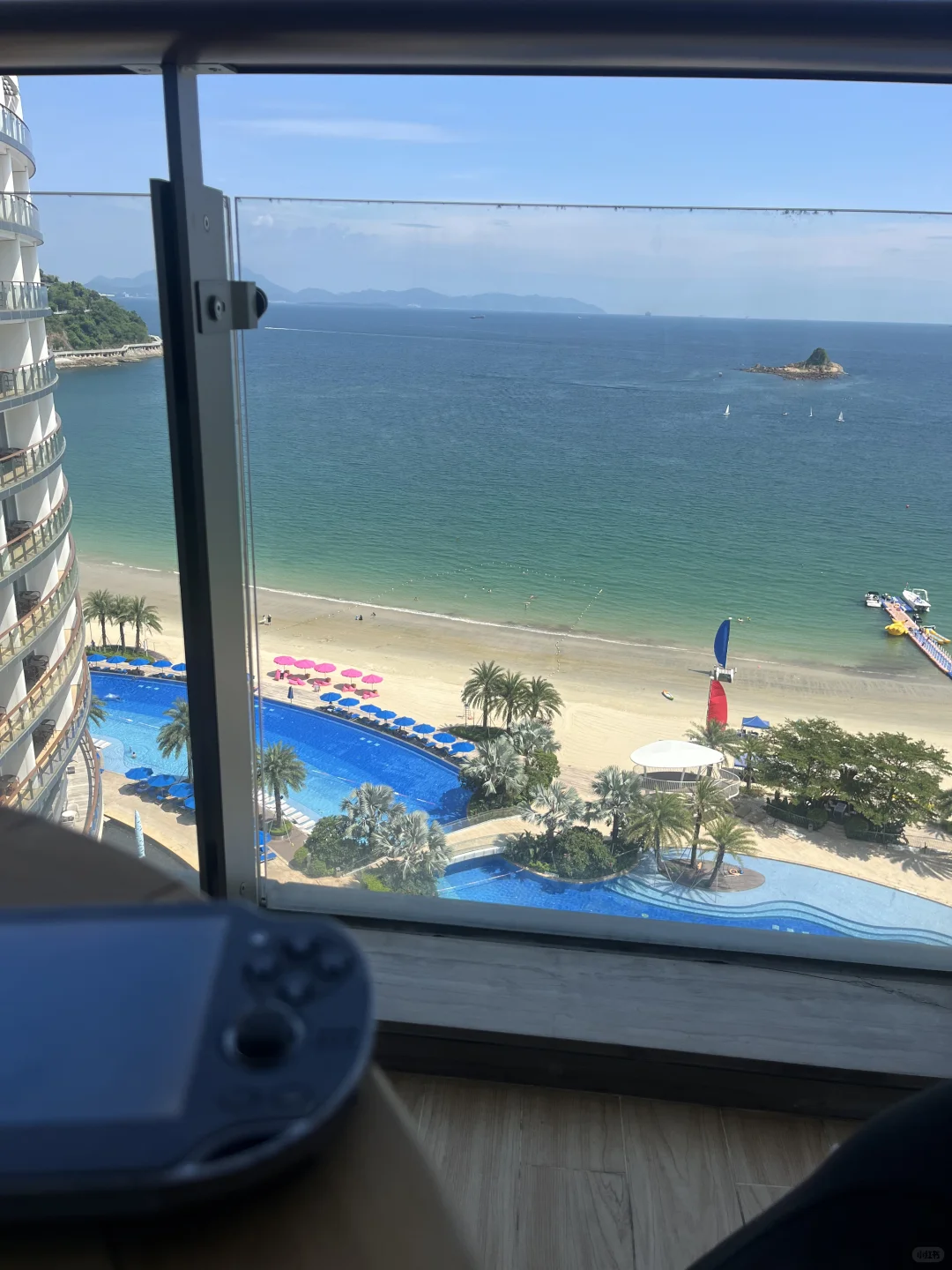 去了大梅沙后觉得桔钓沙简直是个…