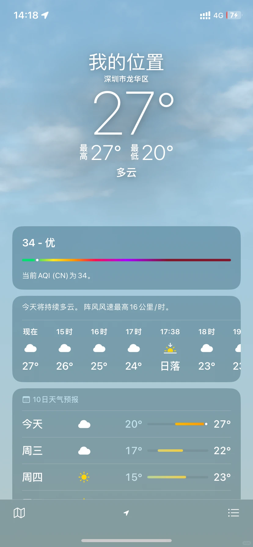 深圳十二月还在穿短袖