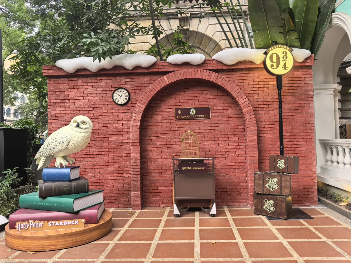 广州沙面限定哈利波特主题星巴克店🌟