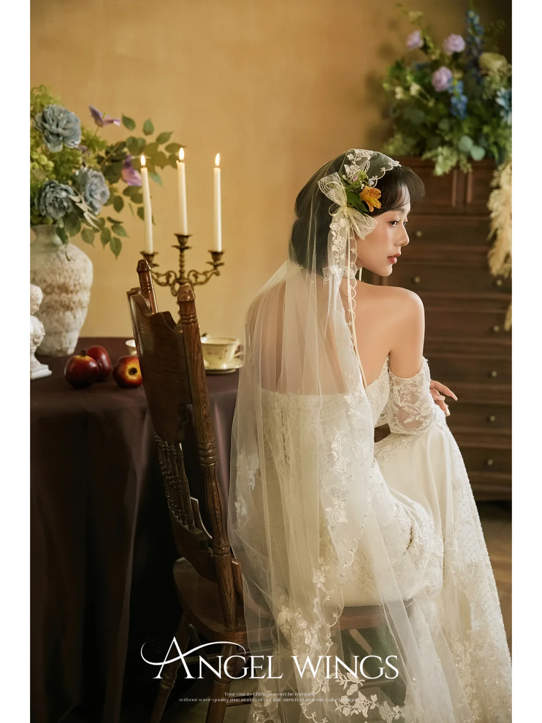 不出广州就能拍到的法式花房婚纱照‼️超绝