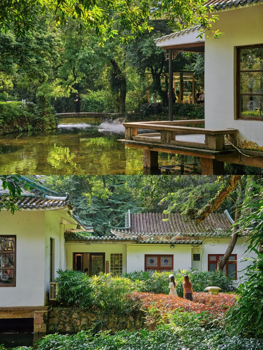 被问爆的广州古风园林☀️晴天直接美到封神～