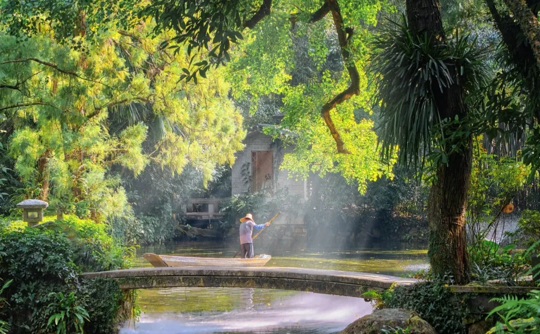 被问爆的广州古风园林☀️晴天直接美到封神～
