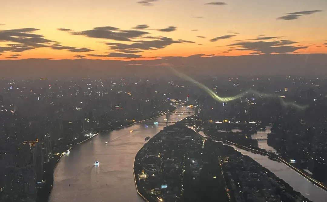 广州塔日落太美了吧！