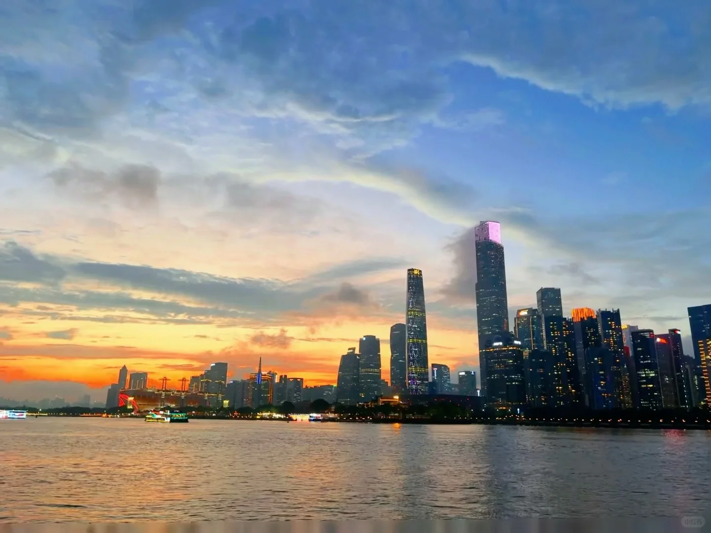 想看看你们手机拍的广州日落🌄