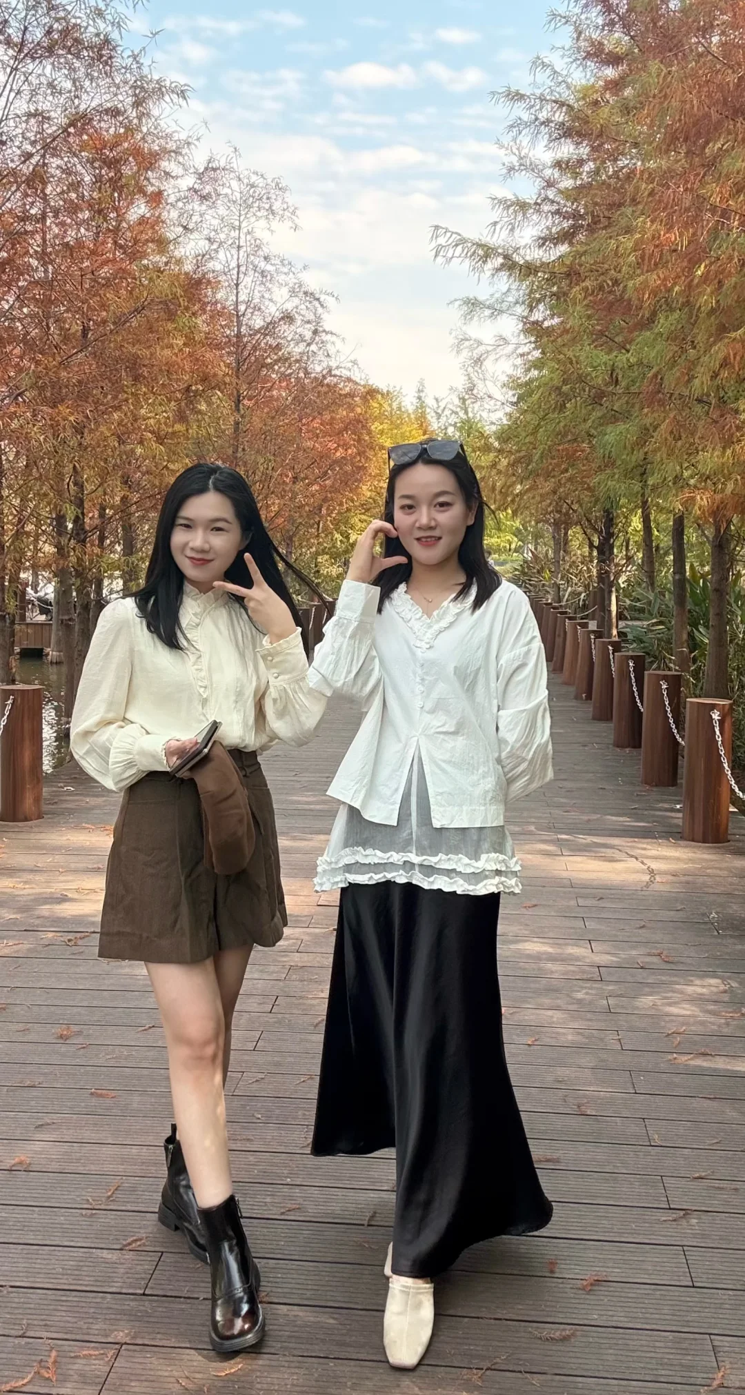 东莞的冬，藏在落羽杉的绯色里🍂