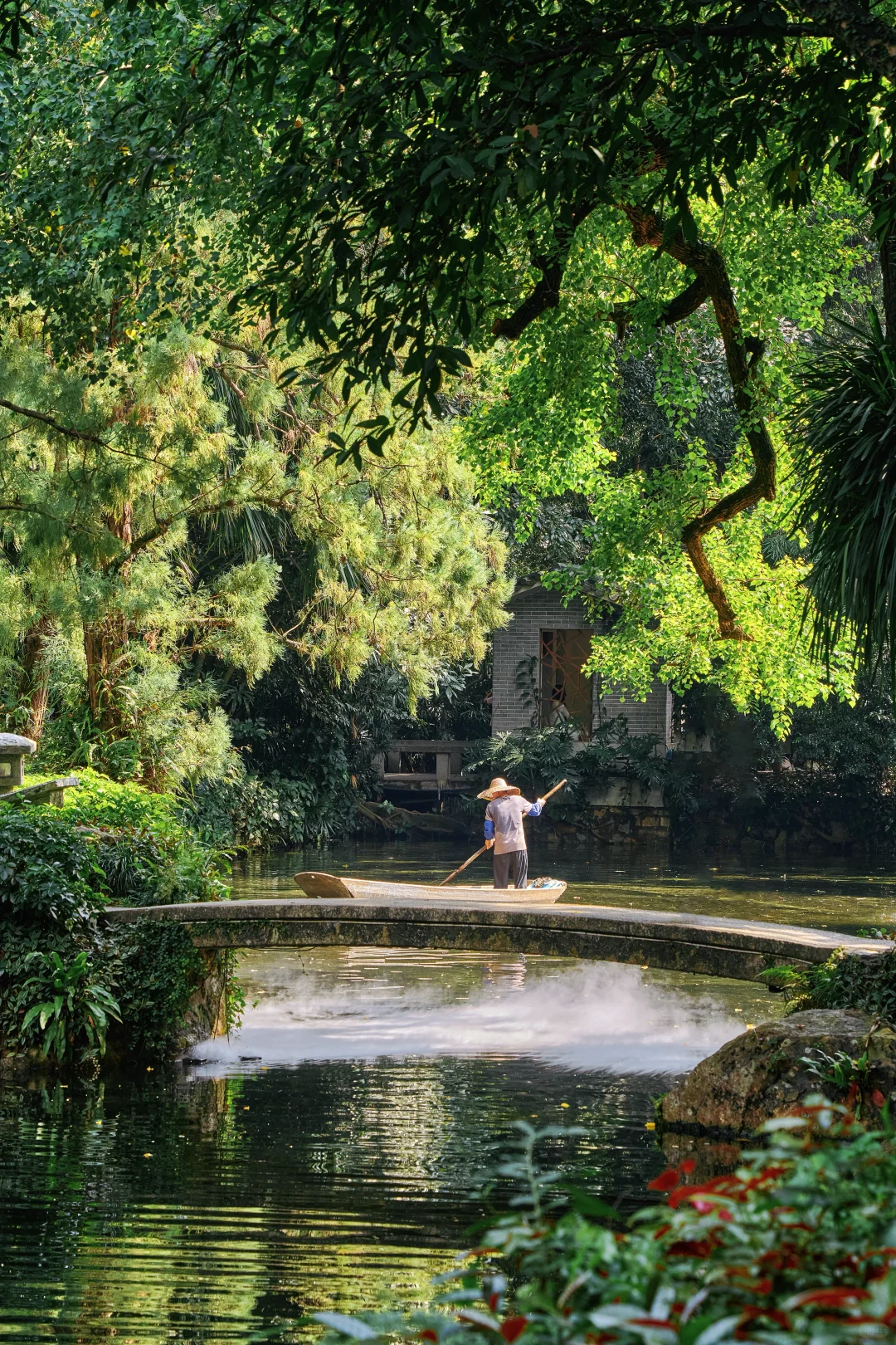 被问爆的广州古风园林☀️晴天直接美到封神～