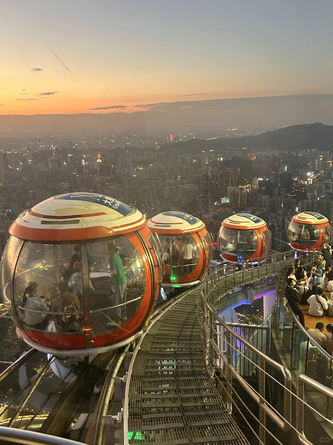 广州塔日落太美了吧！