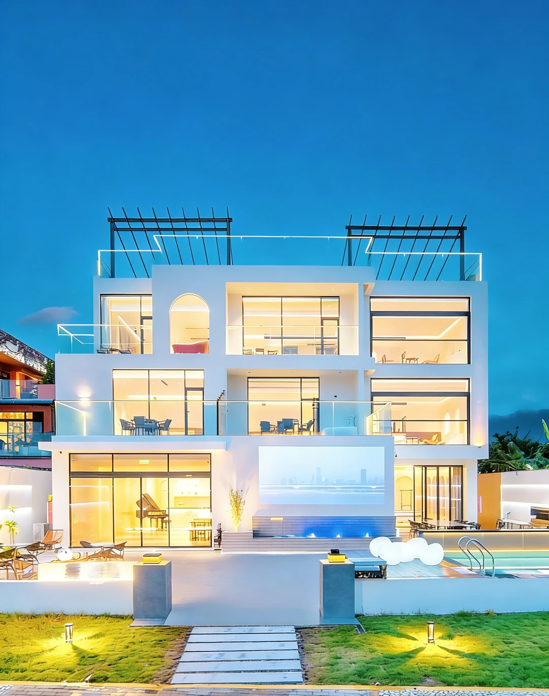 深圳较场尾跨年夜轰趴别墅！海边倒数封神✨