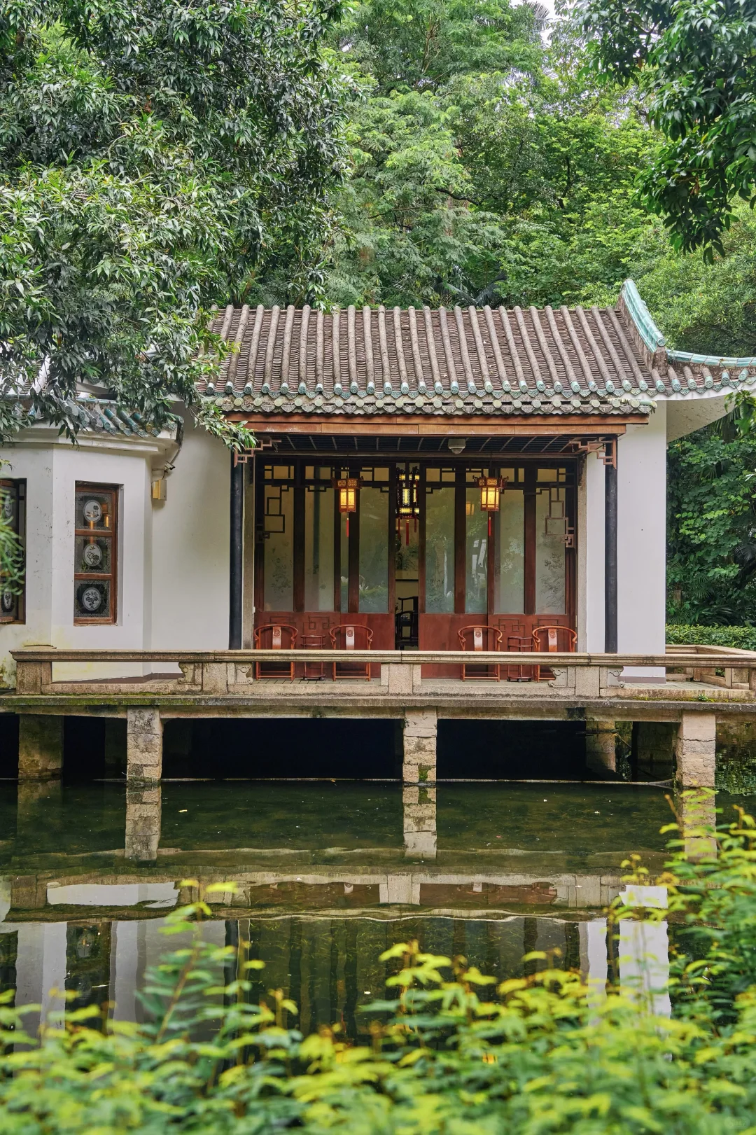 被问爆的广州古风园林☀️晴天直接美到封神～