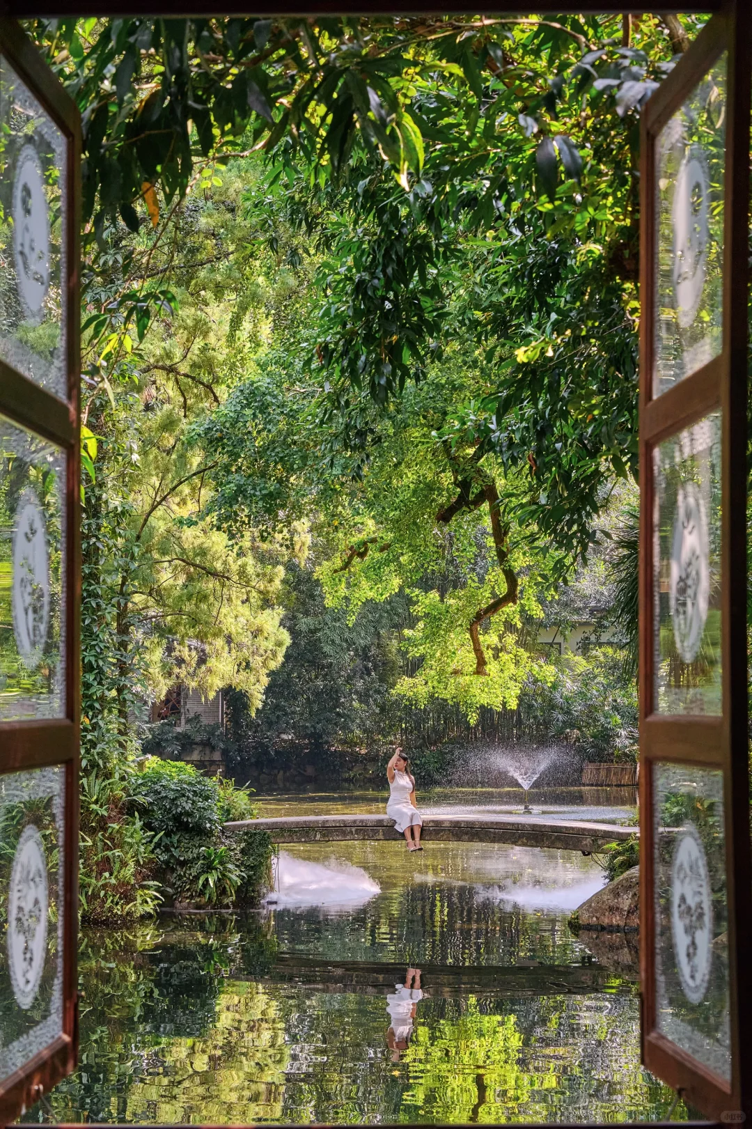 被问爆的广州古风园林☀️晴天直接美到封神～