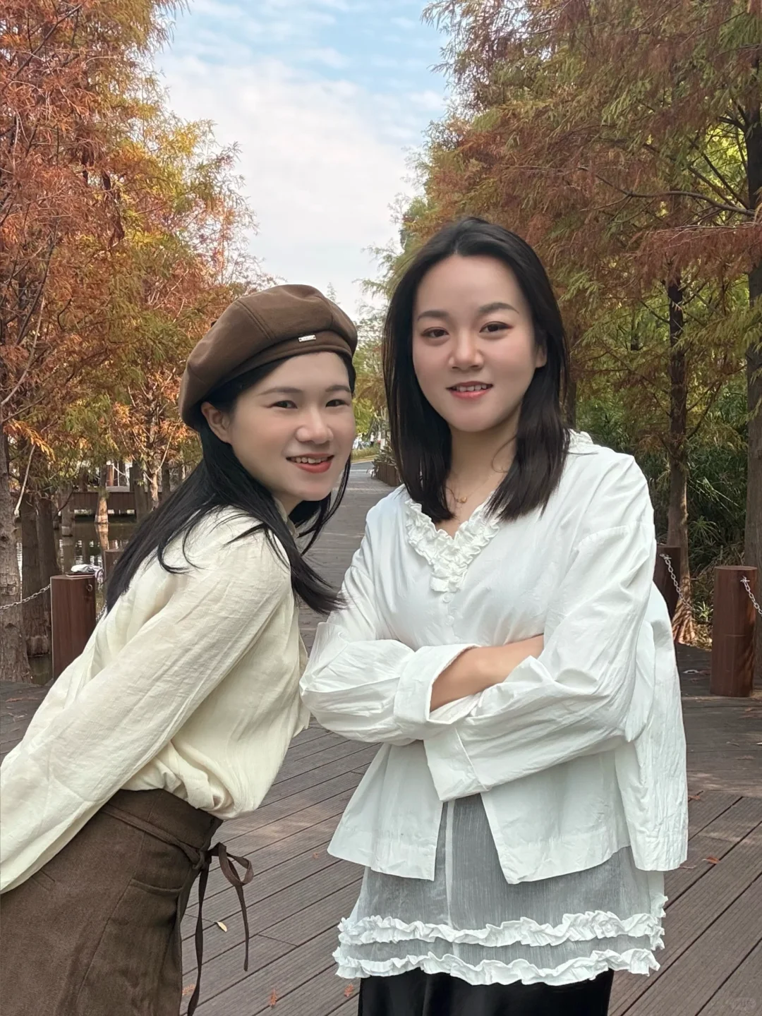 东莞的冬，藏在落羽杉的绯色里🍂