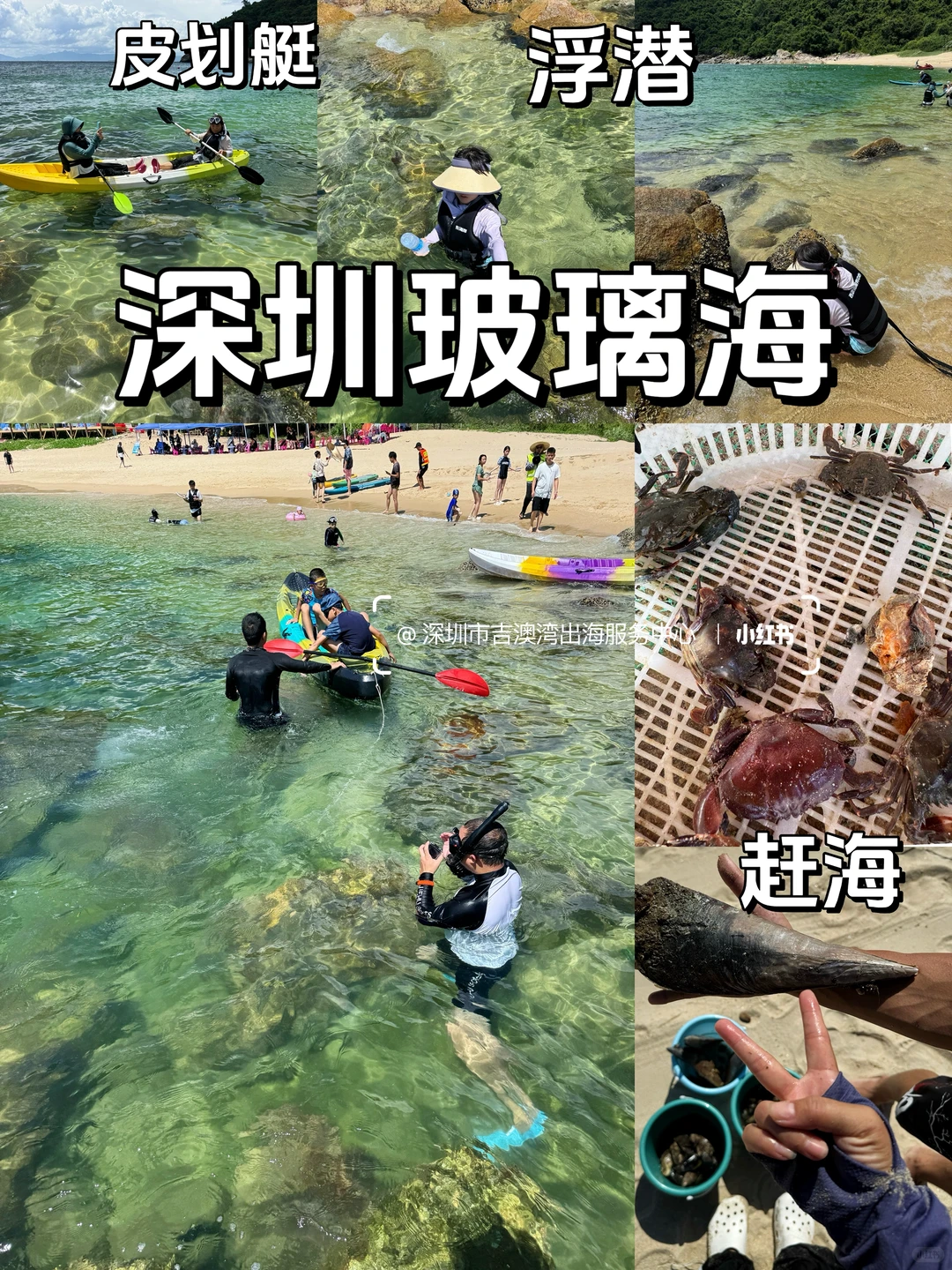 深圳玻璃海一日游🏝️人均只需100➕