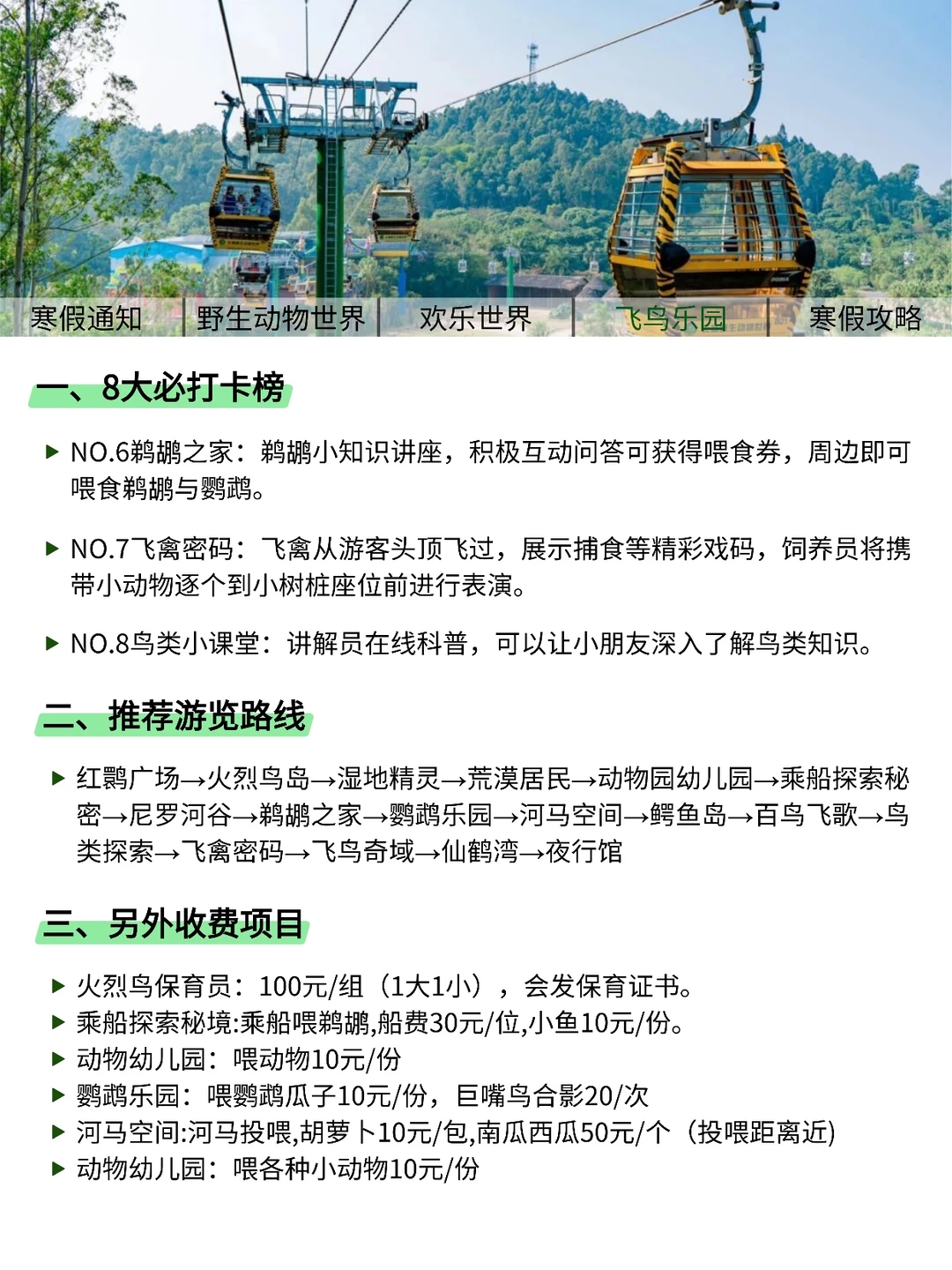 寒假玩转广州长隆｜园区攻略+路线推荐‼️