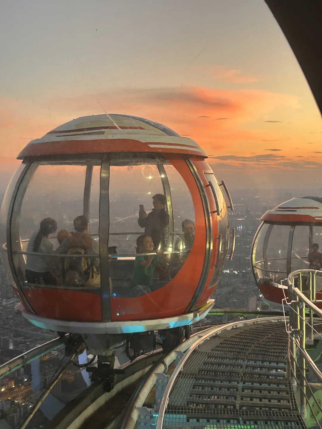 广州塔日落太美了吧！