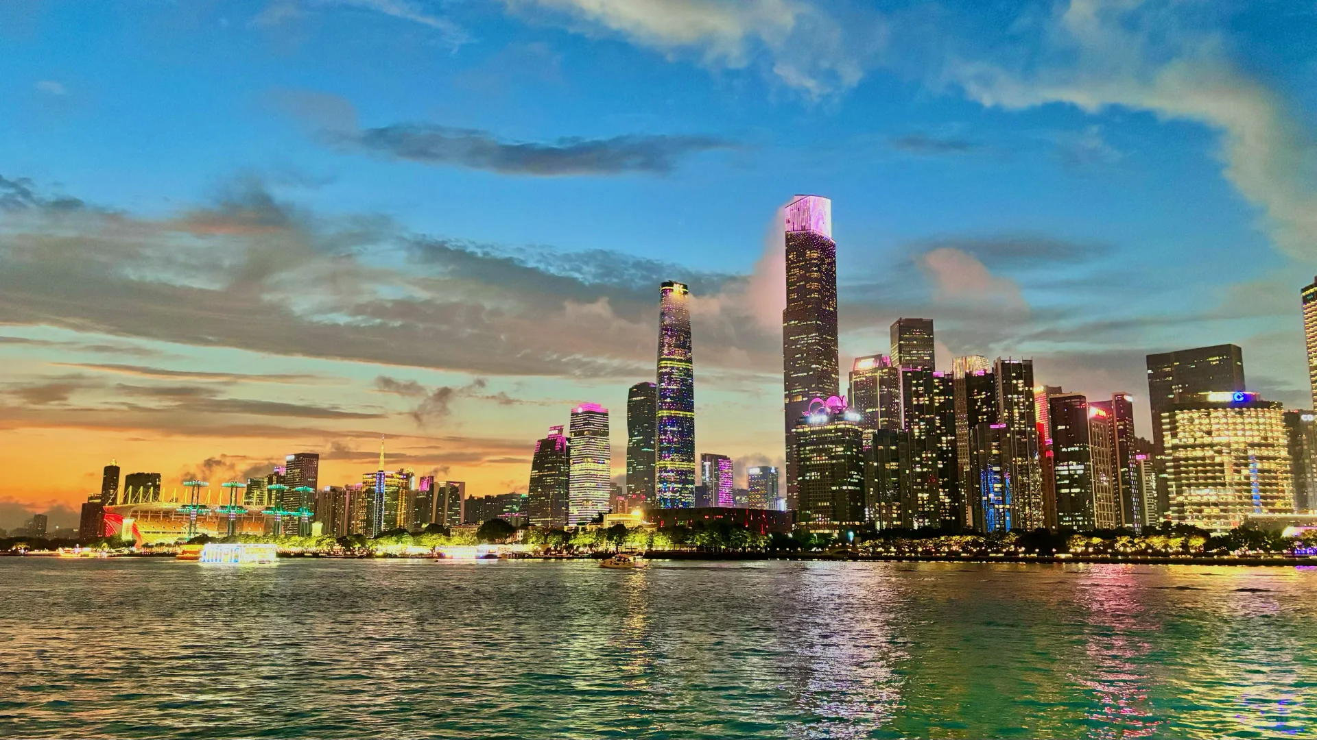 想看看你们手机拍的广州日落🌄