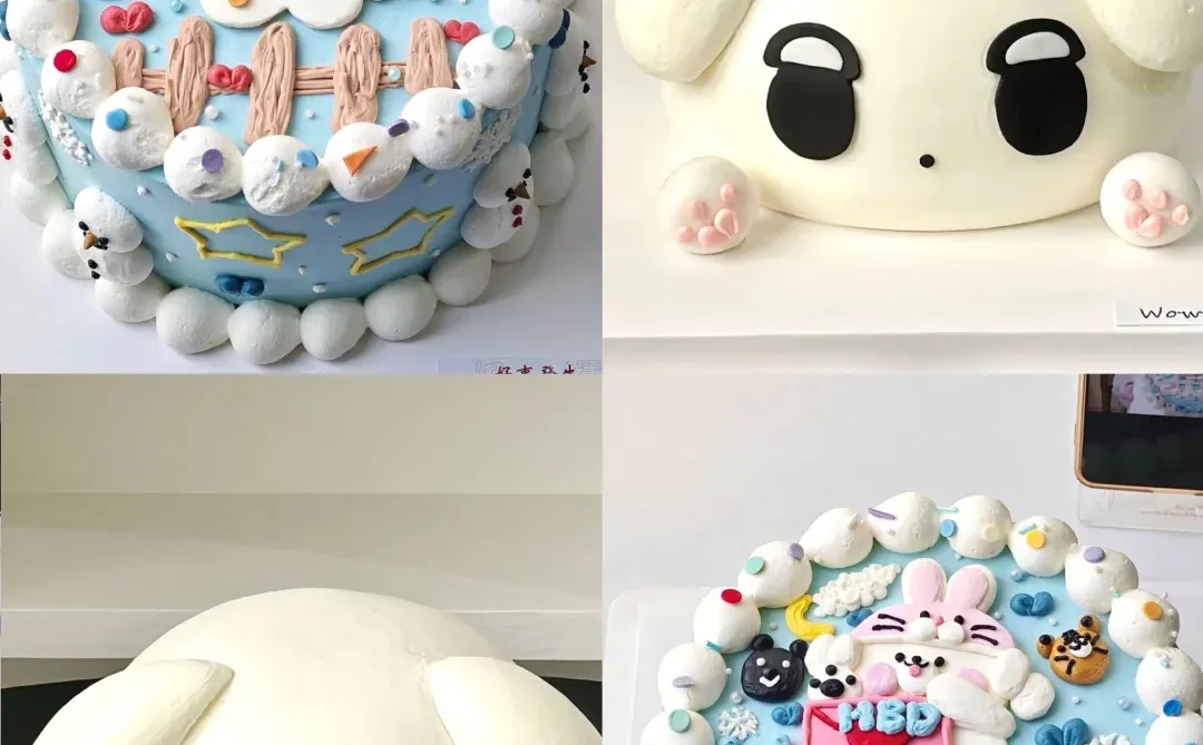 深圳限定🍰金玟庭winter咖喱狗蛋糕萌化啦