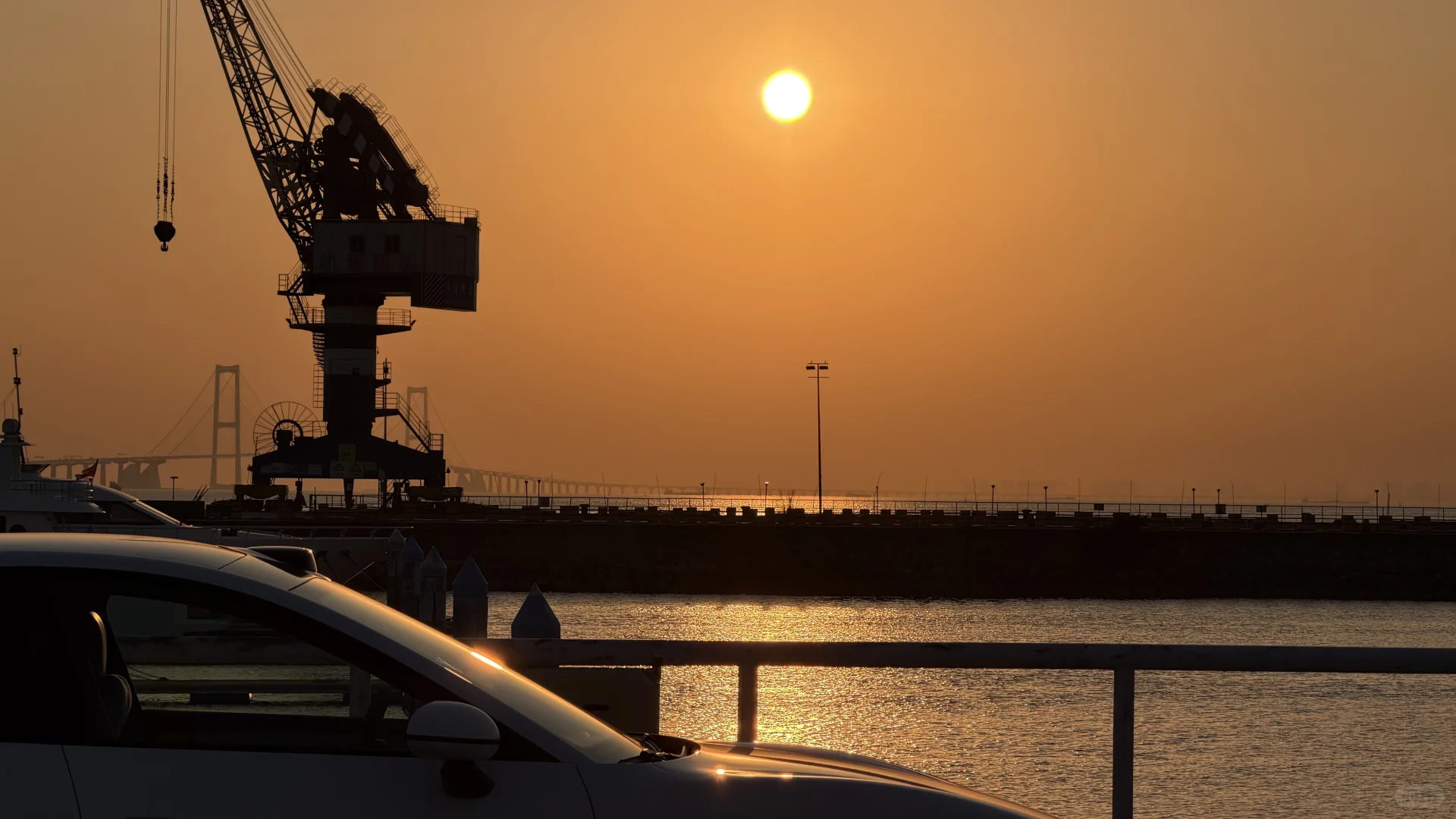 今晚深圳机场日落手机直出🌅