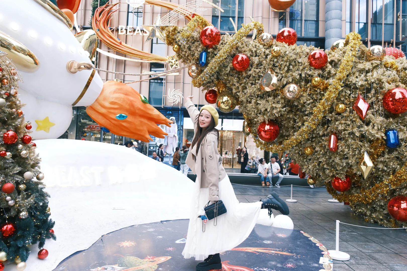 深圳/称得上圣诞氛围天花板了吧！
