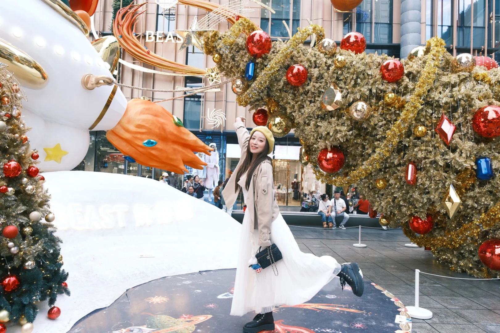 深圳/称得上圣诞氛围天花板了吧！