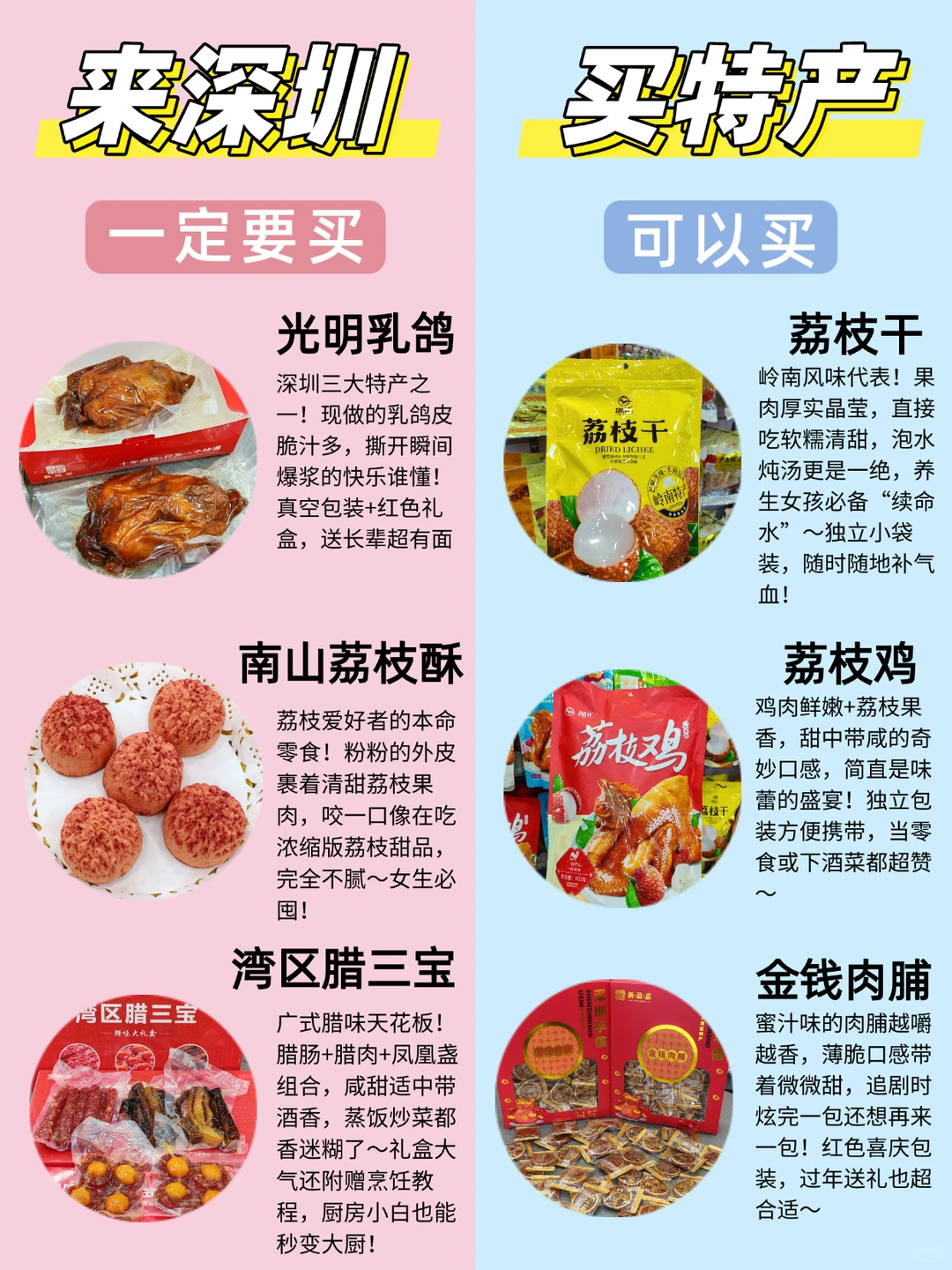来深圳必买的特产清单‼️收藏这篇不踩雷✅