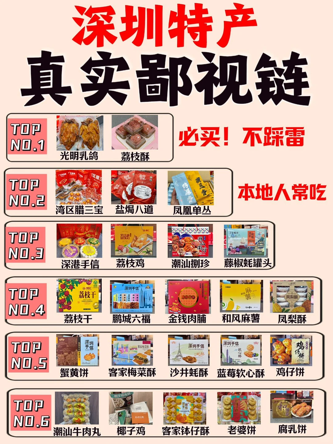 深圳特产的“真实鄙视链”？本地人：好吃到哭🥹