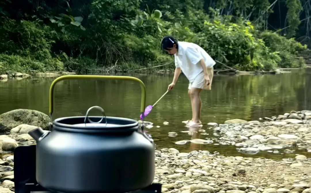 东莞附近超多鱼的山间小溪流在这